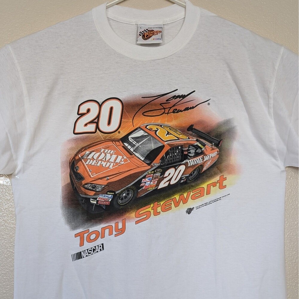 Winners Circle Tony Stewart Home Depot Large Shirt #20 Toyota Camry Rare 1 Year